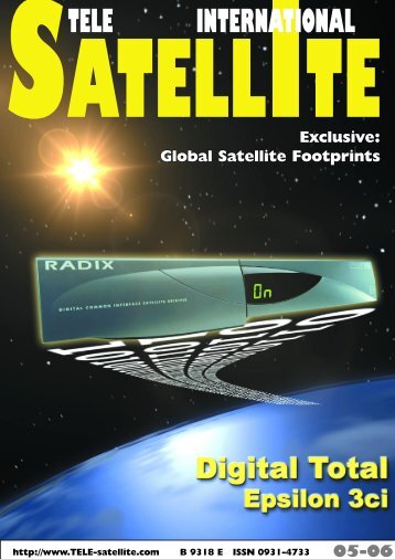 Bestellen Sie diesen Satelliten- Newsletter! - TELE-satellite ...