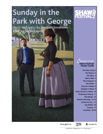 Sunday in the Park with George Music and Lyrics by Stephen ...
