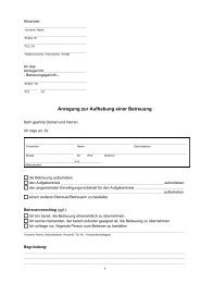 Anregung zur Bestellung eines Betreuers - Fap-passau.de