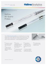 Hellma All-Quartz Probes - Hellma Analytics