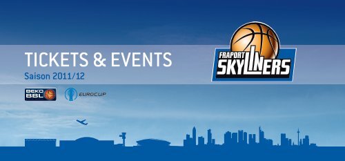 TickeTs & evenTs - Fraport Skyliners