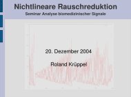 Nichtlineare Rauschreduktion