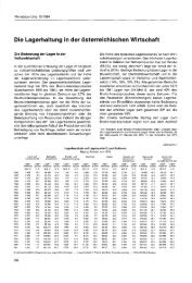 Die Lagerhaltung in der ÃƒÂ¶sterreichischen Wirtschaft - Wifo