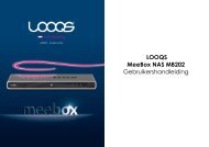 LOOQS MeeBox NAS MB202 Gebruikershandleiding - Looqs.com