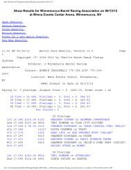 06-13-2012 Winnemucca Barrel Racing Assoc Results - Aw4d.com