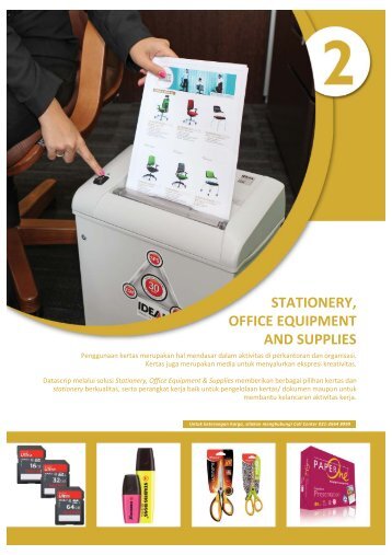 STATIONERY, OFFICE EQUIPMENT AND SUPPLIES - Datascrip