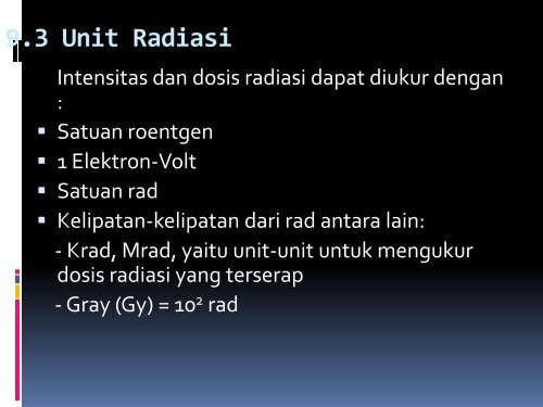 iradiasi pangan dan pemanasan dengan âmicrowaveâ - Blogs Unpad