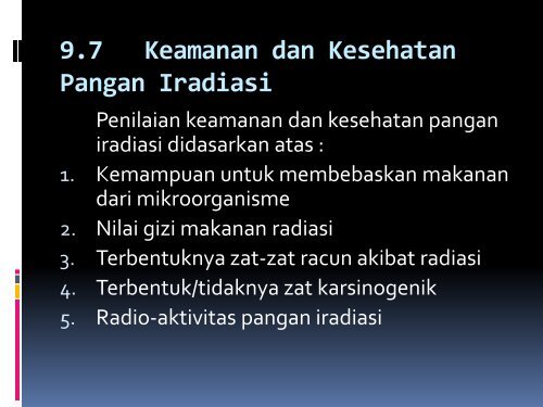 iradiasi pangan dan pemanasan dengan âmicrowaveâ - Blogs Unpad