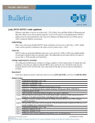 July 2010 HCPCS code updates - <a href=