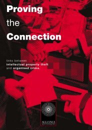 Proving the Connection - Alliance Against IP Theft