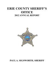 patrol division overview - Erie County, Ohio