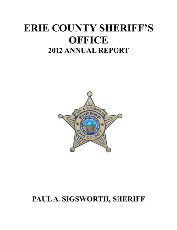 patrol division overview - Erie County, Ohio