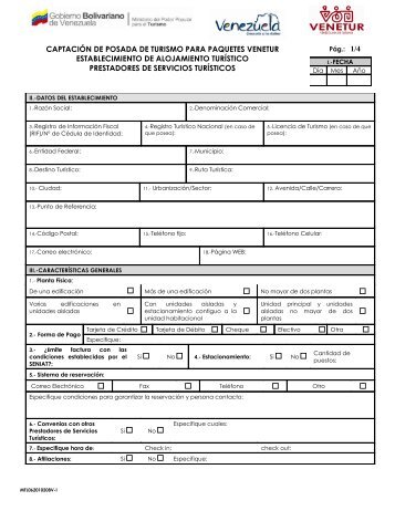 REGISTRO TURÍSTICO NACIONAL (RTN) - MINTUR