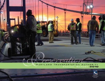 Annual Report Calendar Year 2010 - Maryland Transportation ...