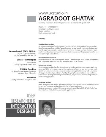 AGRADOOT GHATAK - ux Studio