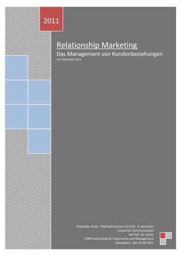 Relationship Marketing