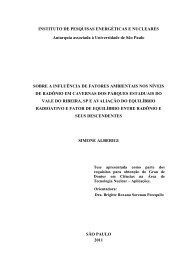 sobre a influência de fatores ambientais nos níveis de radônio e ...