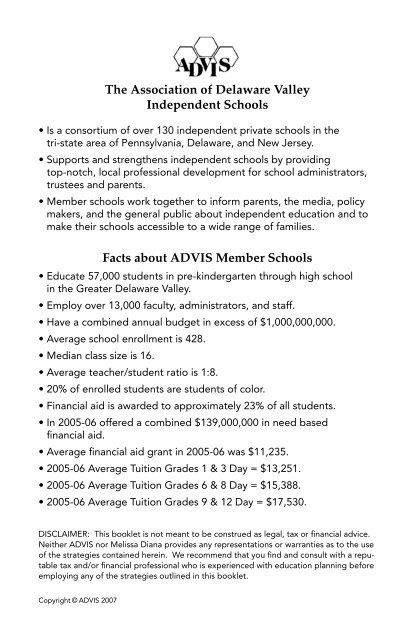 ADVIS Financial Strategies - Woodlynde School