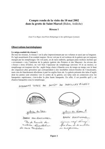 Compte rendu de la visite du 10 mai 2002 dans la grotte de Saint ...