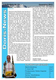 Info-Bulletin Nr. 21 - Doris Trachsel