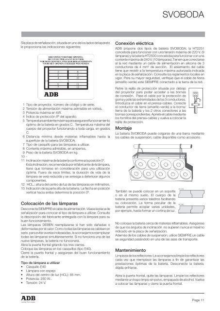 SVOBODA - ADB Lighting Technologies