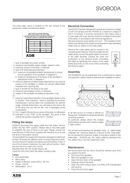 SVOBODA - ADB Lighting Technologies