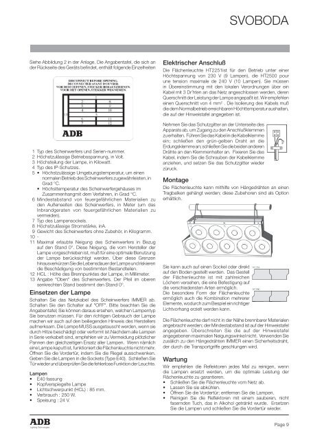 SVOBODA - ADB Lighting Technologies