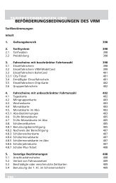 tarifbestimmungen und beförderungsbedingungen ... - Zickenheiner