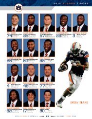 defensive Back - Auburn University Athletics