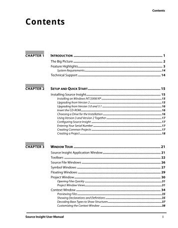 Source Insight 3.5 User Manual