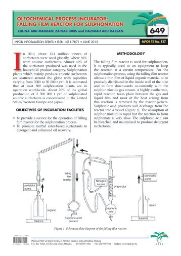 FALLINg FILM REACTOR FOR SULPHONATION - PALMOILIS ...