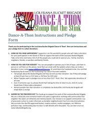 Dance-‐A-‐Thon Instructions and Pledge Form