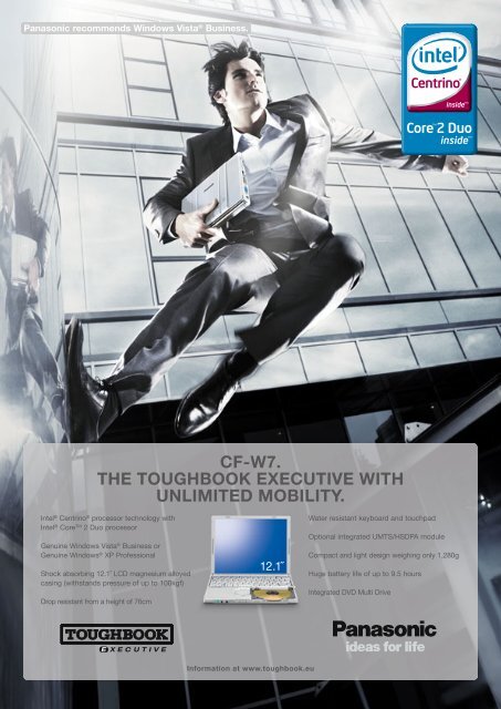 cf-w7. the toughbook executive with unlimited ... - Koneo Webshop