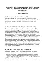 Richtlinien Bachelorarbeit (pdf, 31KB) - Rechtswissenschaftliche ...