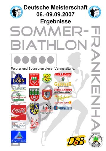 Deutsche Meisterschaften Sommerbiathlon in Oberhof vom 06.