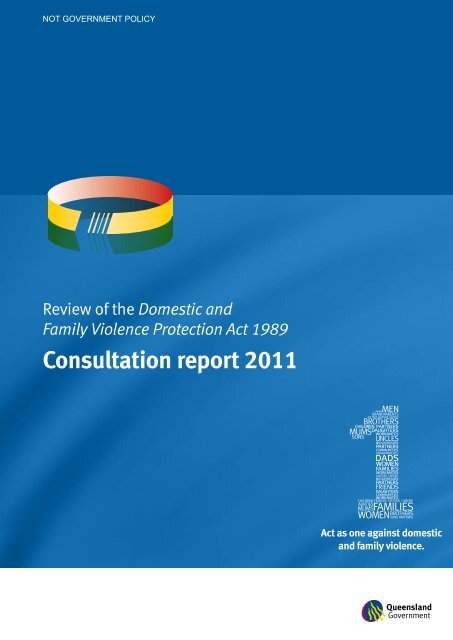 Review of the Domestic and Family Violence Protection Act 1989 ...