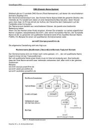 Grundlagen DNS 1 / 5 DNS (Domain Name System) Weltweit gibt es ...