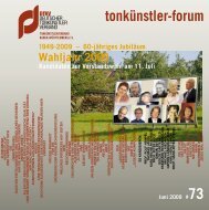 tonkÃ¼nstler-forum - Pcmedien.de