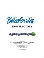 2006 DIRECTORY - North American Blueberry Council
