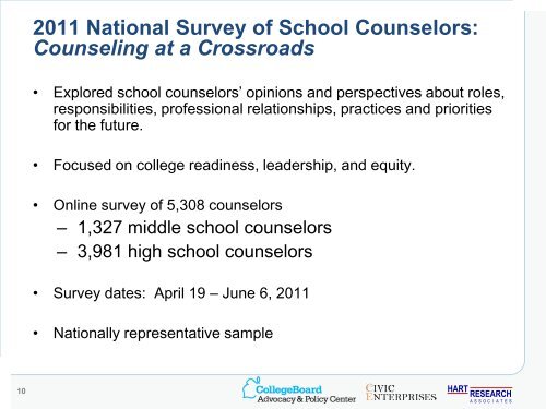 Findings from the 2012 National Survey of School Counselors