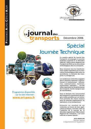 Le journal des transports - NÂ° SpÃ©cial - ORT PACA