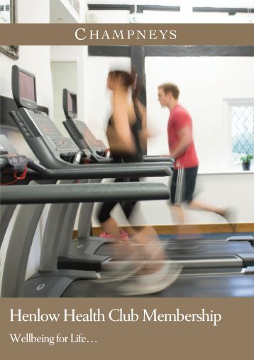 Henlow Health Club Membership - Champneys