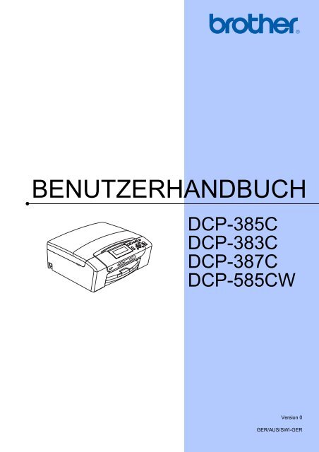 BENUTZERHANDBUCH - Brother Solutions Center