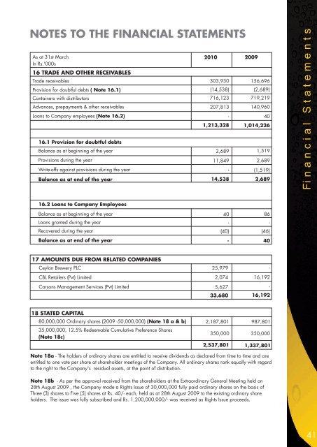 Annual Report 2009/2010 - Colombo Stock Exchange