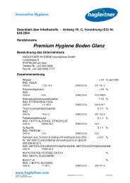 Premium Hygiene Boden Glanz - Hagleitner