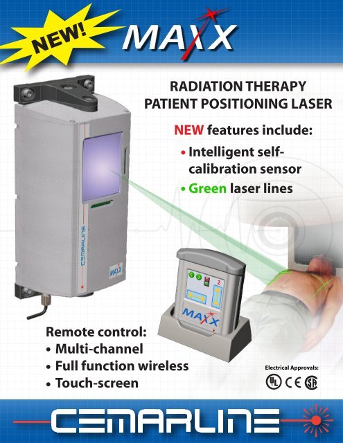 Patient Positioning Laser JT700 - Cemar Electro Inc.
