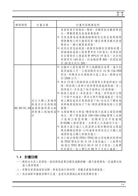 æ·¡æ±å¤§æ©åå¶é£çµ¡éè·¯è¦åå ±åç¶åæª¢è¨ - äº¤éé¨å¬è·¯ç¸½å±