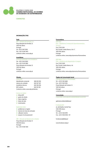 Caderno Institucional do Governo da Sociedade e de ... - EDP