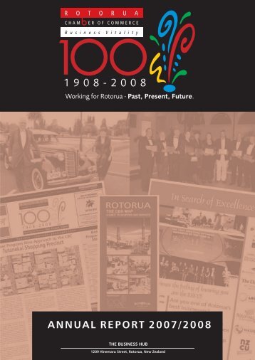 Annual Report 08.cdr - Rotorua Chamber of Commerce