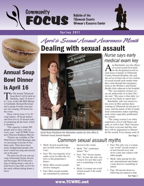 Spring 2011 - Tillamook County Women's Resource Center